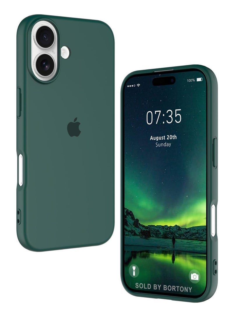 iPhone 17 Case Liquid Soft Silicone Slim iPhone 17 Cover with Inside Microfiber Lining Shockproof Protective Phone Case for iPhone 17 6.3 inch - Image 1