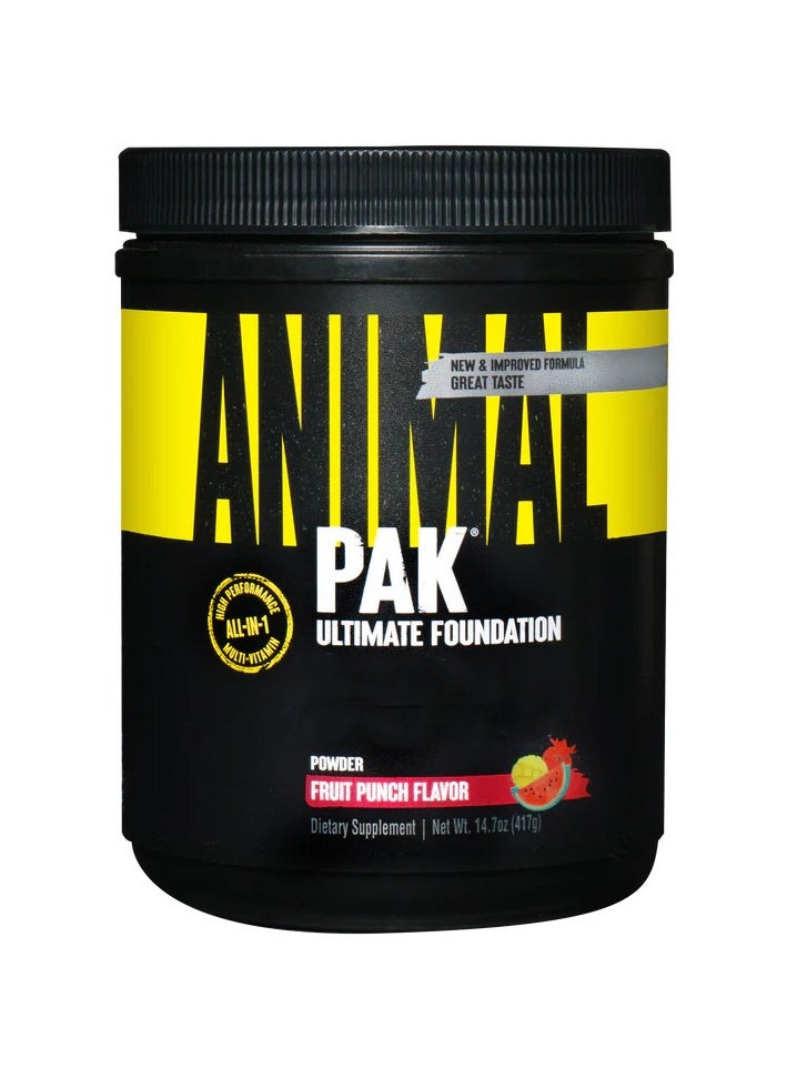 UNIVERSAL NUTRITION - Animal Pak Ultimate Foundation Multivitamin - Fruit Punch - (30 serving) - Image 1