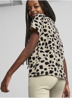 PUMA Essentials Kids Girls Animal Printed T-Shirt  - Image 4