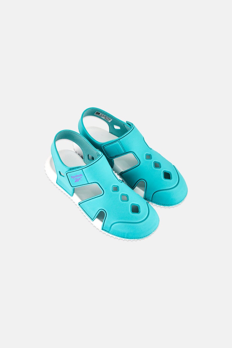 Reebok Kids Boy Enfants Velcro Closure Sandals, Turquoise - Image 2