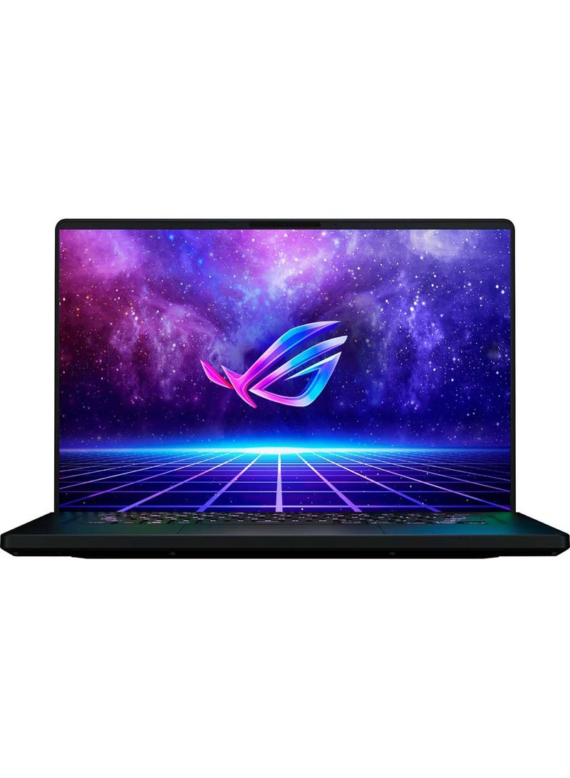 أسوس لابتوب ROG Zephyrus بشاشة 16 بوصة، مع معالج كور i9 12900H/ذاكرة RAM سعة 16 جيجابايت/قرص SSD سعة 1 تيرابايت/بطاقة رسومات NVIDIA GeForce RTX 3070 Ti بسعة 4 جيجابايت/ويندوز 11 هوم باللون الأسود الفاتح - Image 1
