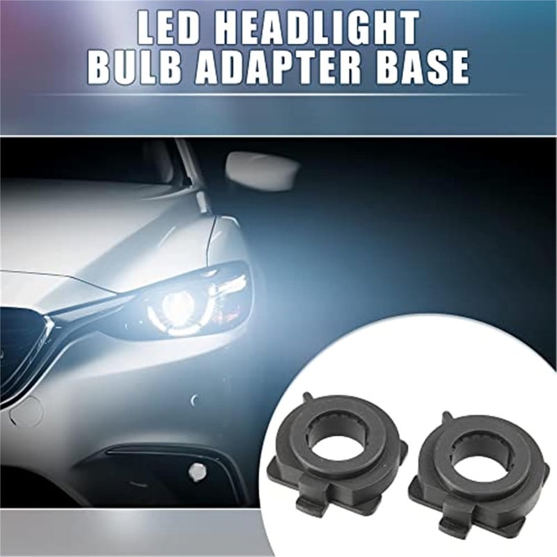 QASULER H7 LED Headlight Bulb Adapter Socket - Image 3