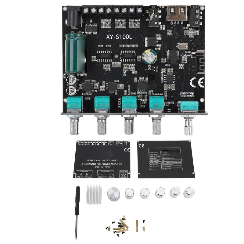 Class D Digital Amplifier Board Bluetooth 5 0 Stereo Audio Receiver With Subwoofer - Image 1