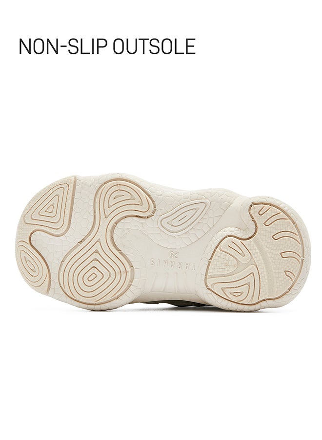 تارانيس حذاء تارانيس للأطفال بمقبض أبيض - حذاء رياضي أنيق للأطفال الصغار - أبيض بالكامل - Image 5