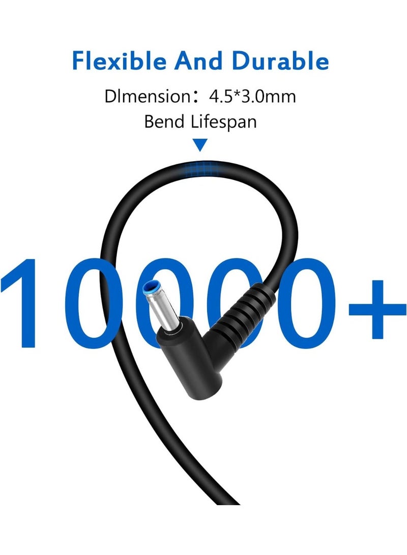 شاحن طاقة AC بقدرة 65 واط / 45 واط متوافق مع أجهزة HP ProBook 450 و430 و440 و445 و640 و650 من الجيل G1 إلى G8، محول طاقة للكمبيوتر المحمول (PPP009A) - Image 3