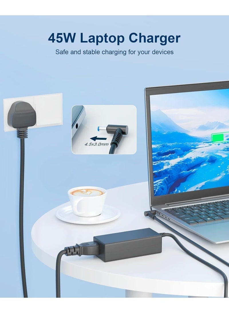 65W 45W AC Power Charger Compatible with HP ProBook 450 430 440 445 640 650 G1 G2 G3 G4 G5 G6 G7 G8, PPP009A Laptop Power Supply Adapter Cord - Image 5