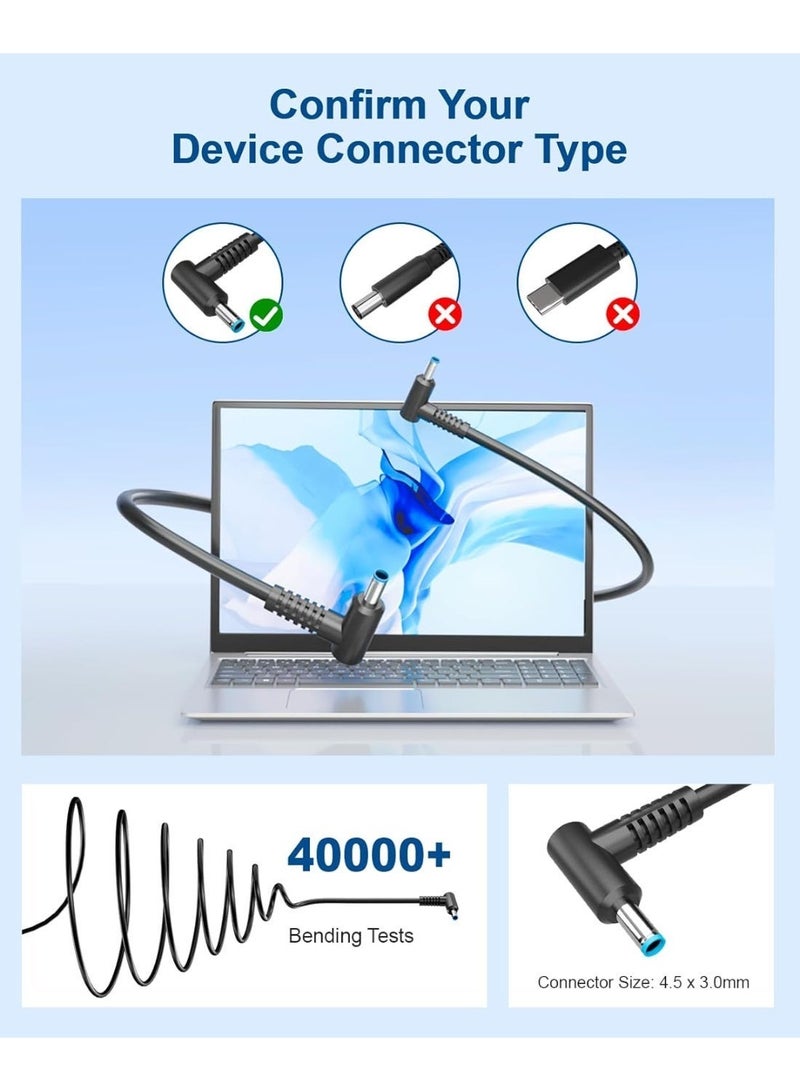 65W 45W AC Power Charger Compatible with HP ProBook 450 430 440 445 640 650 G1 G2 G3 G4 G5 G6 G7 G8, PPP009A Laptop Power Supply Adapter Cord - Image 4