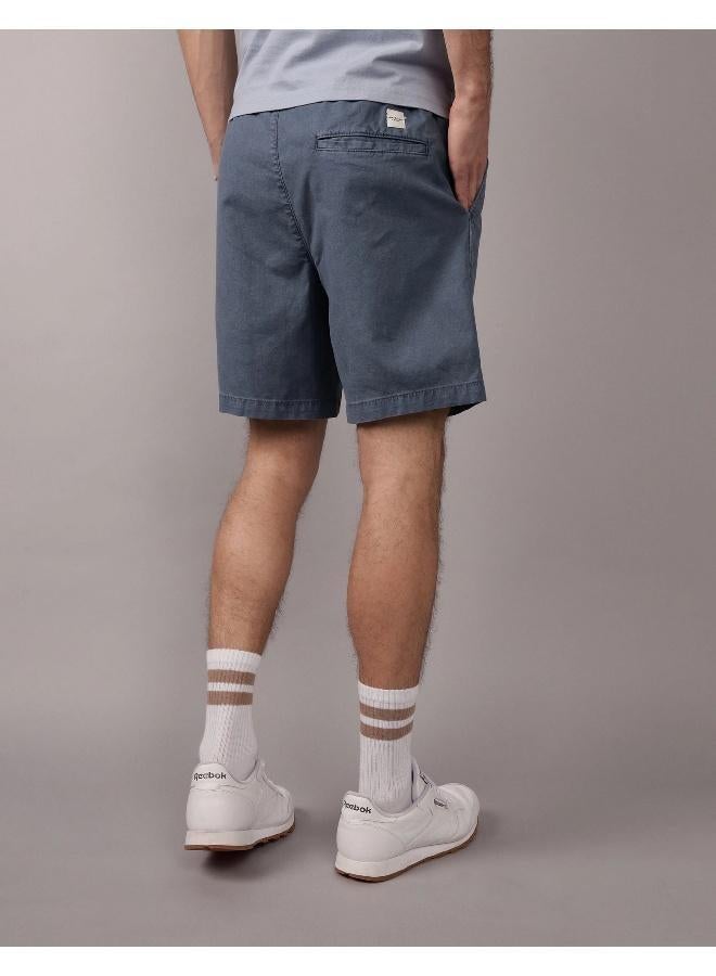 American Eagle AE Flex 8" Lived-In Linen-Blend Trekker Short - Image 4