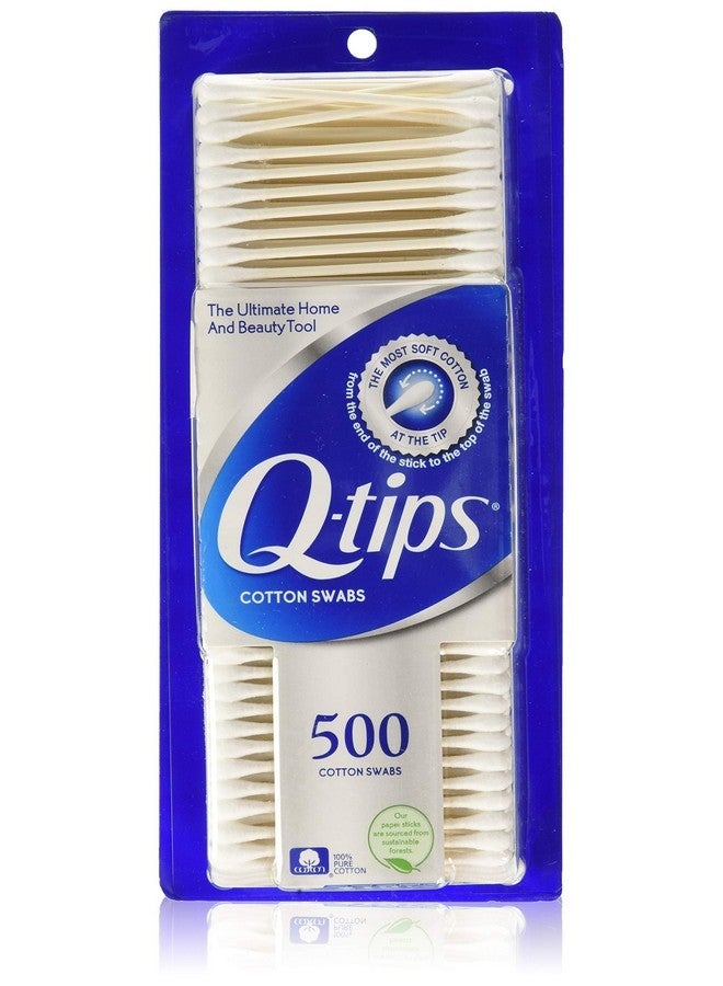 Q-tips Ale Q-Tips Cotton Swabs 500Ct - Image 1