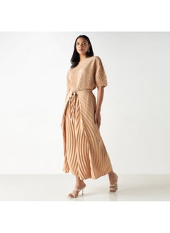 2Xtremz 2Xtremz Textured Wide Leg Wrap Pants with Tie-Ups  - Image 3