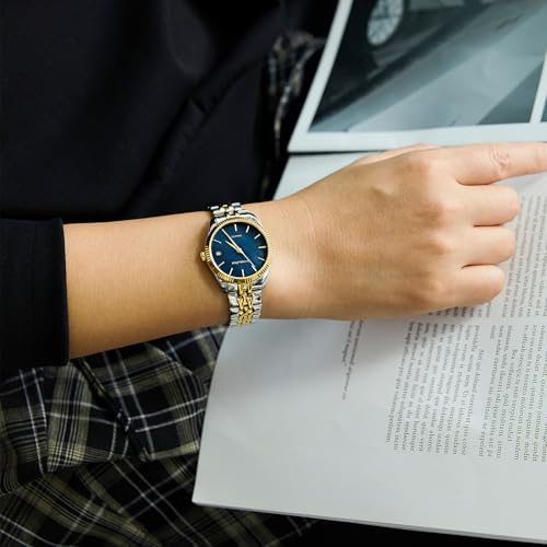 VICTORIA HYDE Silver and Gold Womens Watch, Stainless Steel Two Tone Watches for Women - Image 2