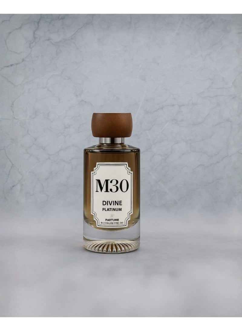 March Thirty MARCHTHIRTY Divine Platinum Eau de Parfum 50ml – Long-Lasting Unisex Fragrance with Oud, Leather & Spicy Notes - Image 3