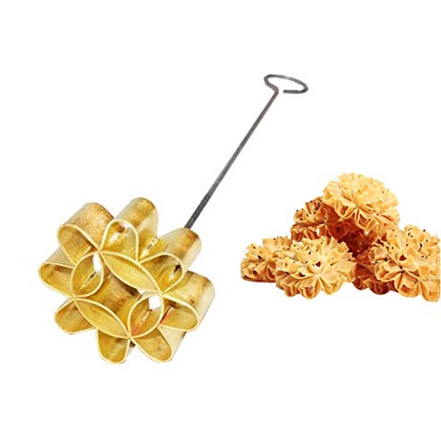 CoziNest Thai Dessert Dok Jok Brass Mold Maker Sunflower Cookies Crispy Biscuit Blossom Lotus Flowers 236 Small 