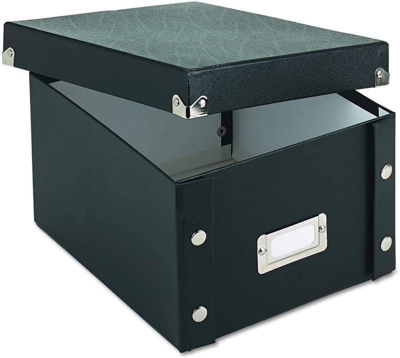 Snap-N-Store Durable Collapsible Index Card File Box - Holds 1100 5 x 8 Inch Index Cards - Image 1