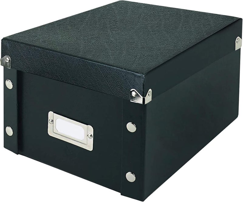 Snap-N-Store Durable Collapsible Index Card File Box - Holds 1100 5 x 8 Inch Index Cards - Image 2