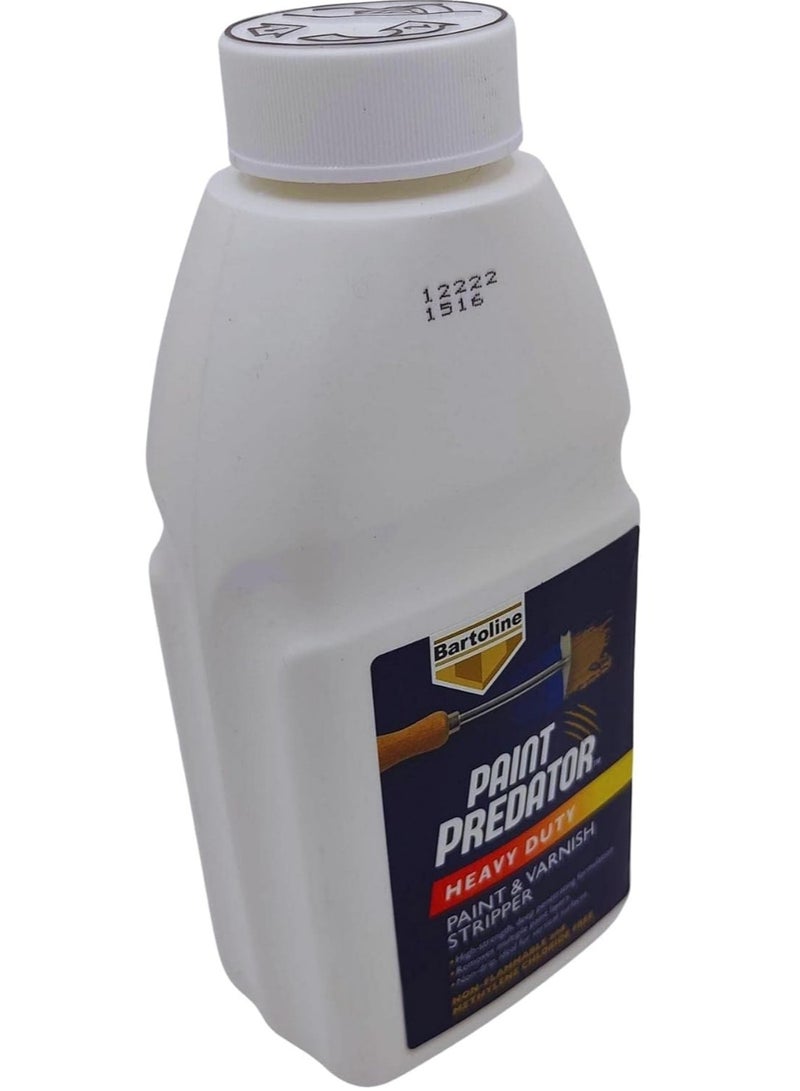 Bartoline Paint Predator Heavy Duty Paint and Varnish Stripper 500ml - High Performance Paint Remover - by Bartoline 1876 Professional Range - Image 2