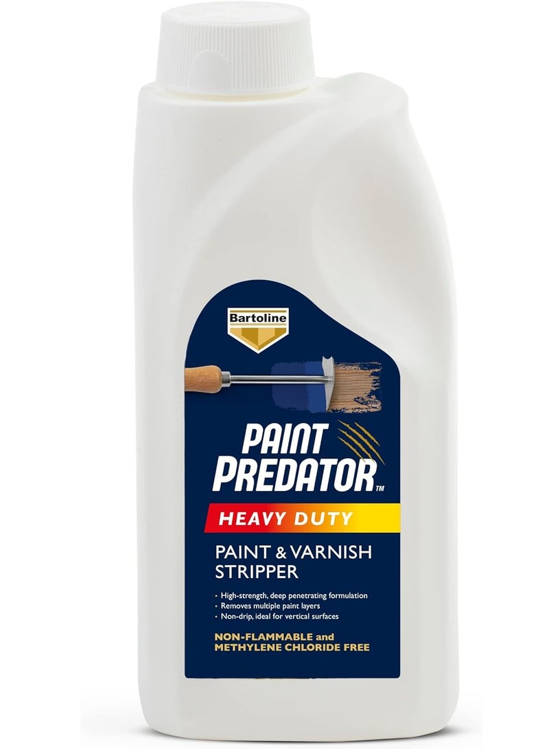 Bartoline Paint Predator Heavy Duty Paint and Varnish Stripper 500ml - High Performance Paint Remover - by Bartoline 1876 Professional Range - Image 3