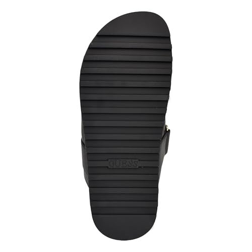 Guess Women's FABULA Flat Sandal, Black 001, 8 - Image 4
