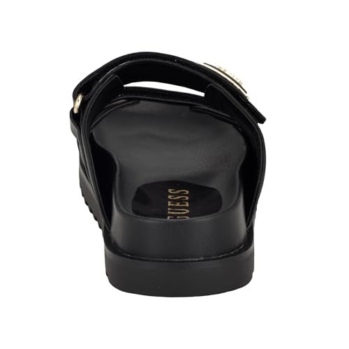 Guess Women's FABULA Flat Sandal, Black 001, 8 - Image 3