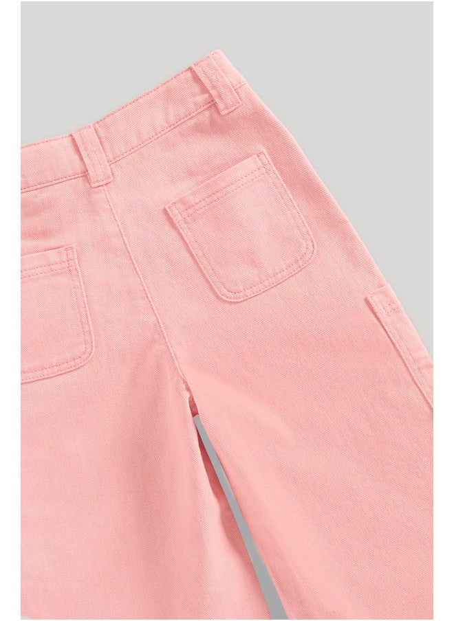 mothercare - Pink Wide-Leg Trousers - Image 1