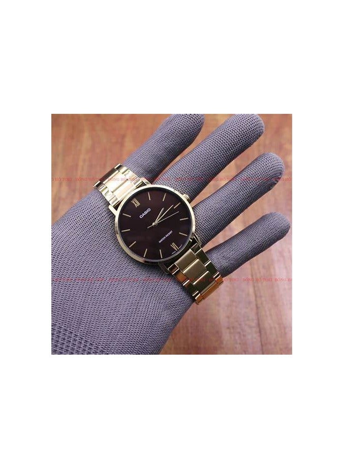 كاسيو ساعة أنالوج رجالي لون ذهبي MTP-VT01G-5BUDF - Image 3