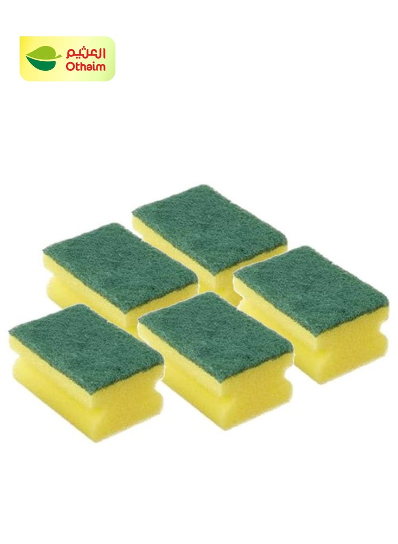 Huda Scouring Sponge, 5 pieces (Colors May Vary)