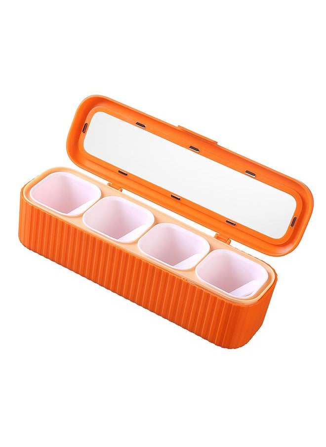 Thoraya Kitchen Seasoning Jar Set Plastic Condiment Storage Box Transparent Salt Sugar Spice Jar Set  - Image 4