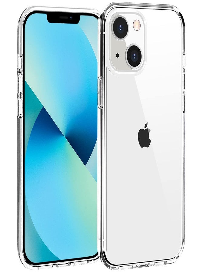 TENOC Phone Case Compatible for iPhone 13 Mini, Clear Case Shockproof Protective Bumper Slim Cover for 5.4 Inch 2021 Release - Image 1