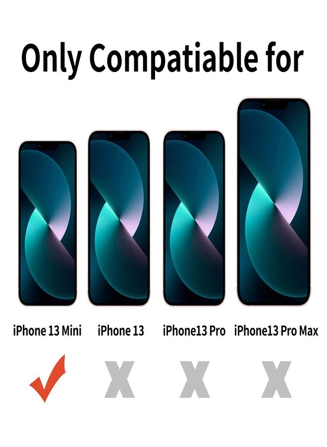 TENOC Phone Case Compatible for iPhone 13 Mini, Clear Case Shockproof Protective Bumper Slim Cover for 5.4 Inch 2021 Release - Image 2