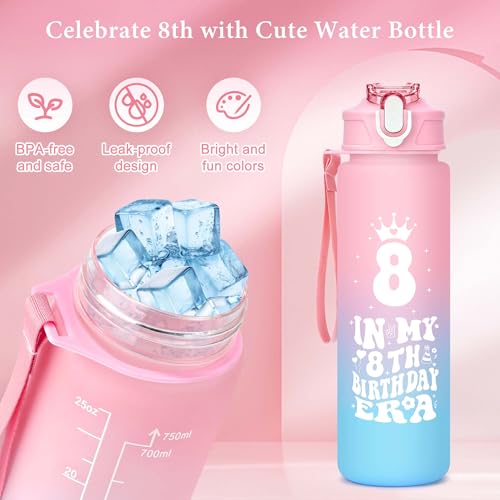 YENCHORN 8 Year Old Girl Birthday Gift for 8 Years Old Girl Gift Ideas Trendy 8th Birthday Gifts for Girls Popular Girly Gifts for Eight Year Olds Girls Happy 8th Decoration Presents Stuff Accessories Things - Image 2