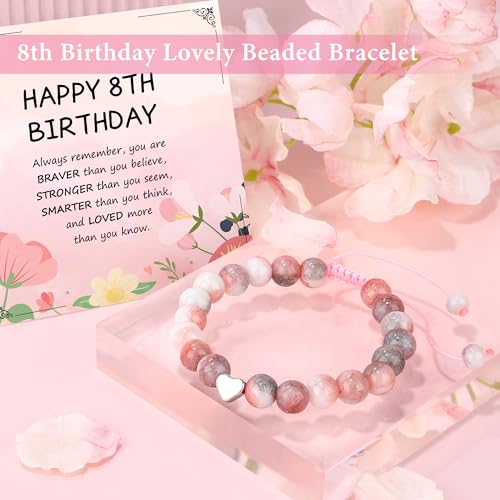 YENCHORN 8 Year Old Girl Birthday Gift for 8 Years Old Girl Gift Ideas Trendy 8th Birthday Gifts for Girls Popular Girly Gifts for Eight Year Olds Girls Happy 8th Decoration Presents Stuff Accessories Things - Image 5