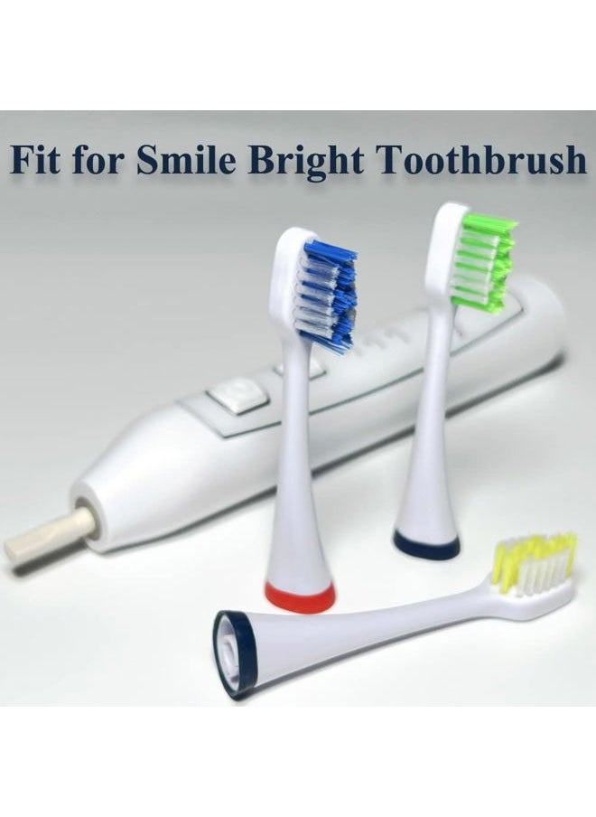 PAI4LEISI - Replacement Heads Compatible with Smile Bright Store Platinum Sonic Electric Toothbrush, Soft Bristles Replacement Brush Heads (3 Pack) - Image 1