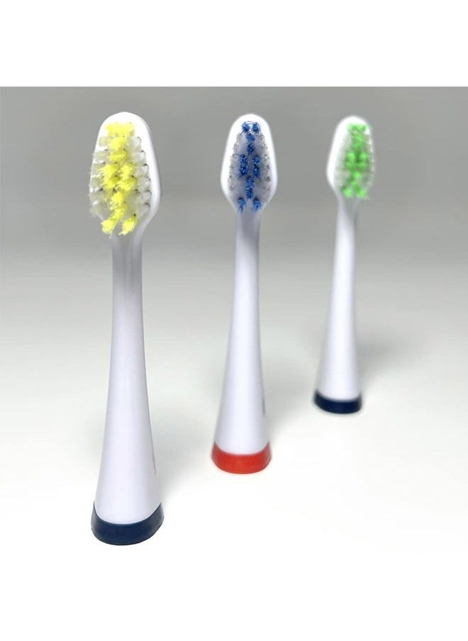 PAI4LEISI - Replacement Heads Compatible with Smile Bright Store Platinum Sonic Electric Toothbrush, Soft Bristles Replacement Brush Heads (3 Pack) - Image 1