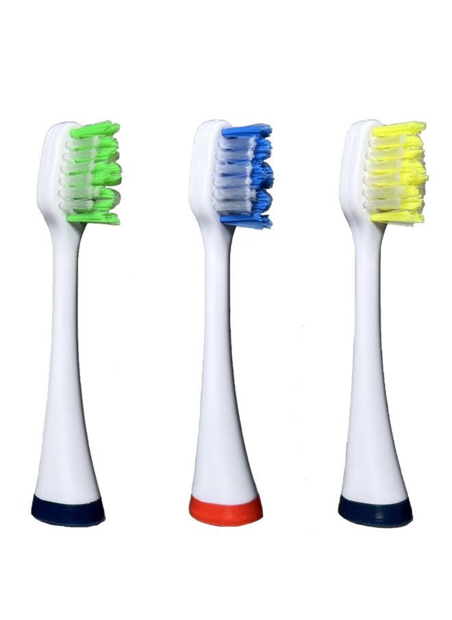 PAI4LEISI - Replacement Heads Compatible with Smile Bright Store Platinum Sonic Electric Toothbrush, Soft Bristles Replacement Brush Heads (3 Pack) - Image 1