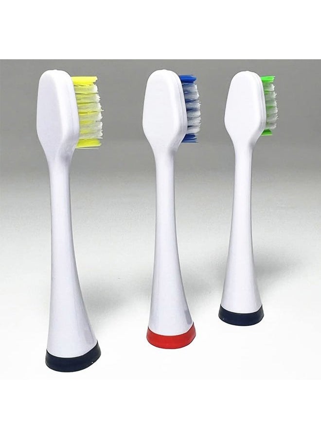 PAI4LEISI - Replacement Heads Compatible with Smile Bright Store Platinum Sonic Electric Toothbrush, Soft Bristles Replacement Brush Heads (3 Pack) - Image 1