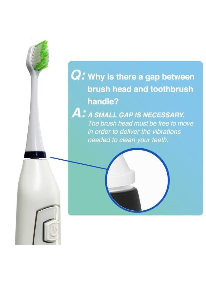 PAI4LEISI - Replacement Heads Compatible with Smile Bright Store Platinum Sonic Electric Toothbrush, Soft Bristles Replacement Brush Heads (3 Pack) - Image 1