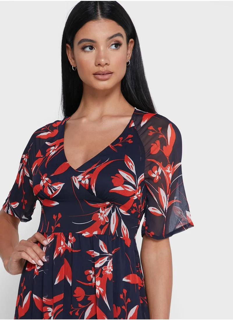 French Connection Floral Print Dress