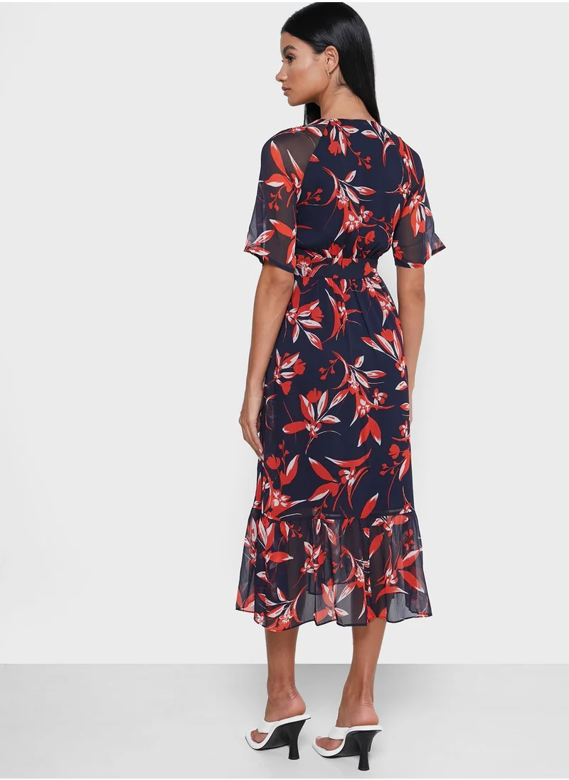 French Connection Floral Print Dress