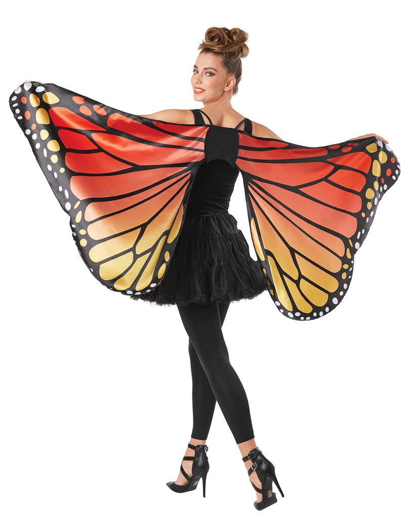 Seasons Adult Monarch Butterfly Cape Wings, One Size - Image 1