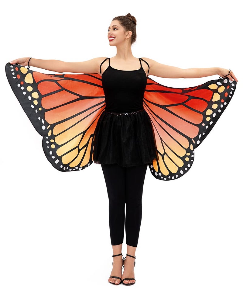 Seasons Adult Monarch Butterfly Cape Wings, One Size - Image 5