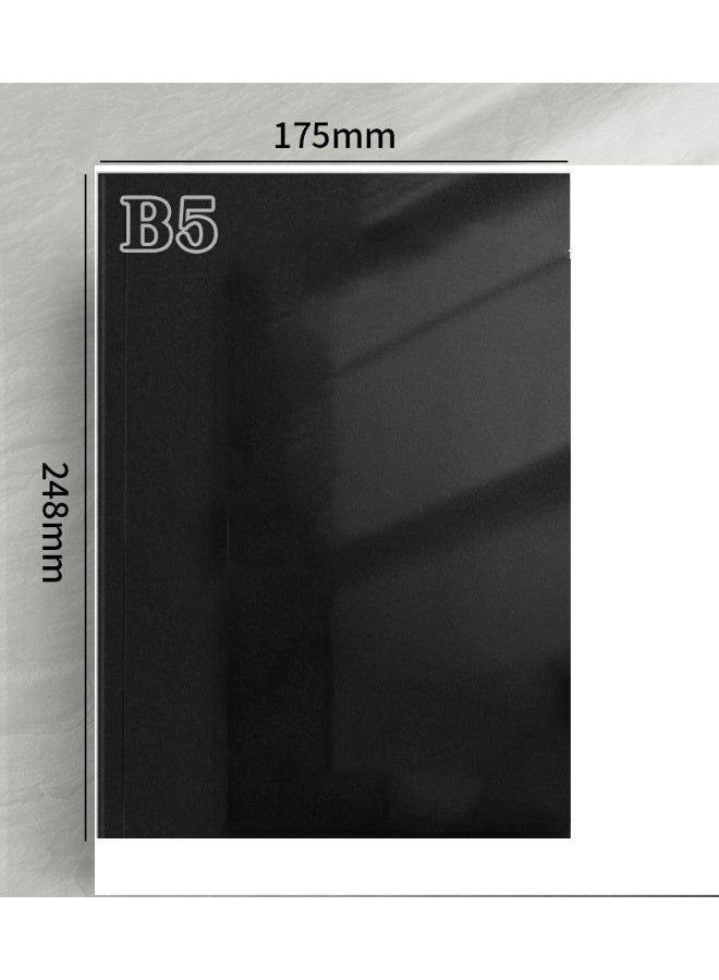 NIIMBOT Sketchbook, Blank Notebook, Blank Note Book Soft Cover, Sketch book, 256 Pages / 128 Sheets, 24.8*17.5cm (Black) - Image 2