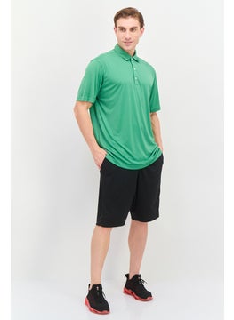 Greg Norman Men Sportswear Fit Short Sleeves Golf Polo Shirt, Green  - Image 4