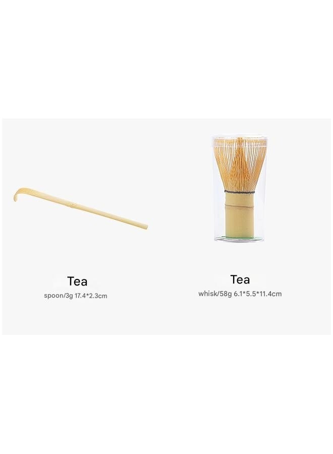 5-Piece Matcha Tea Whisk Set Traditional Handmade Matcha Tea Tool Ceremony Accessories Set Matcha Stirrer Bamboo Spoon Set  - Image 2