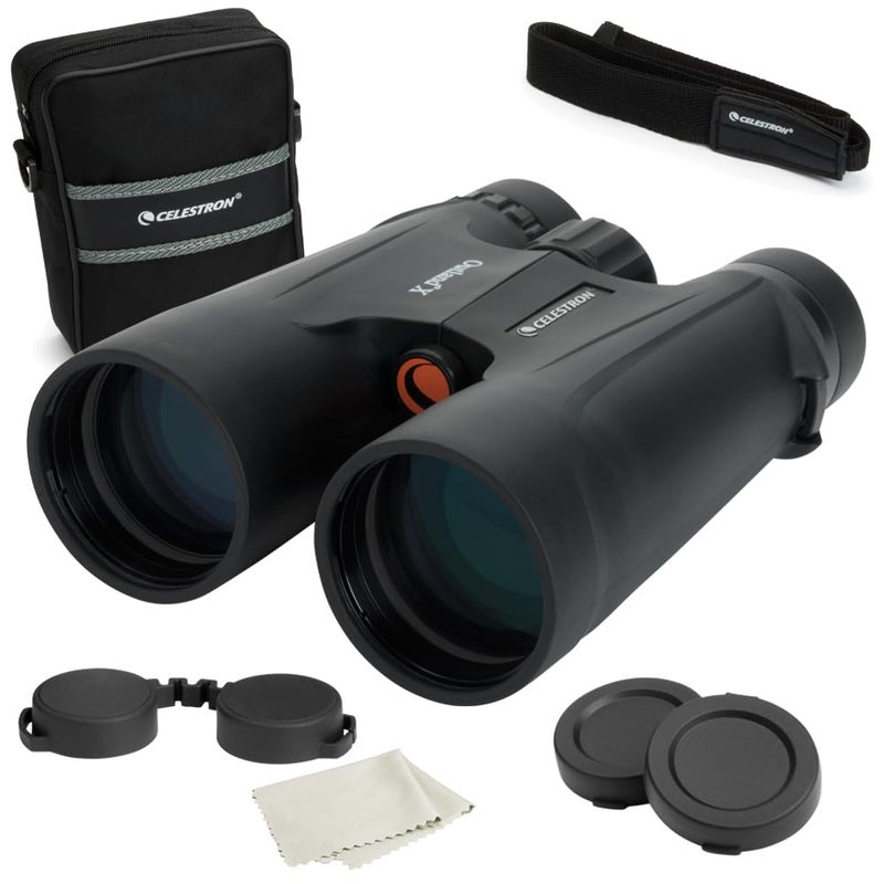 Celestron â€“ Outland X 10x50 Binoculars â€“ Waterproof & Fogproof â€“ Binoculars for Adults â€“ Multi-Coated Optics and BaK-4 Prisms â€“ Protective Rubber Armoring, Black - Image 1