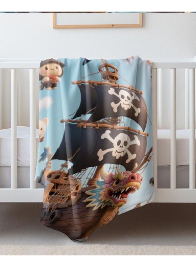 general Children's or student cartoon flannel thin blanket (warm and comfortable, suitable for sleep, games) 100cm*150cm - 748 - Image 1