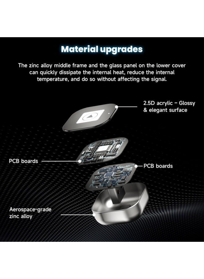 Wireless CarPlay  Android Auto Adapter – 2025 Upgrade Mini Design - Converts OEM Wired to Wireless, Plug  Play, Auto Reconnect, Compatible with iPhone 6+, Android 11+ (2016+ Cars) - Image 5