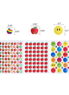 Coopay 7060 Pieces Teacher Stickers For Kids Reward Stickers Mega Variety Pack Incentive Stickers For Teacher Supplies Classroom Supplies Including Heart Smiley Face Star Moon Apple  - Image 4