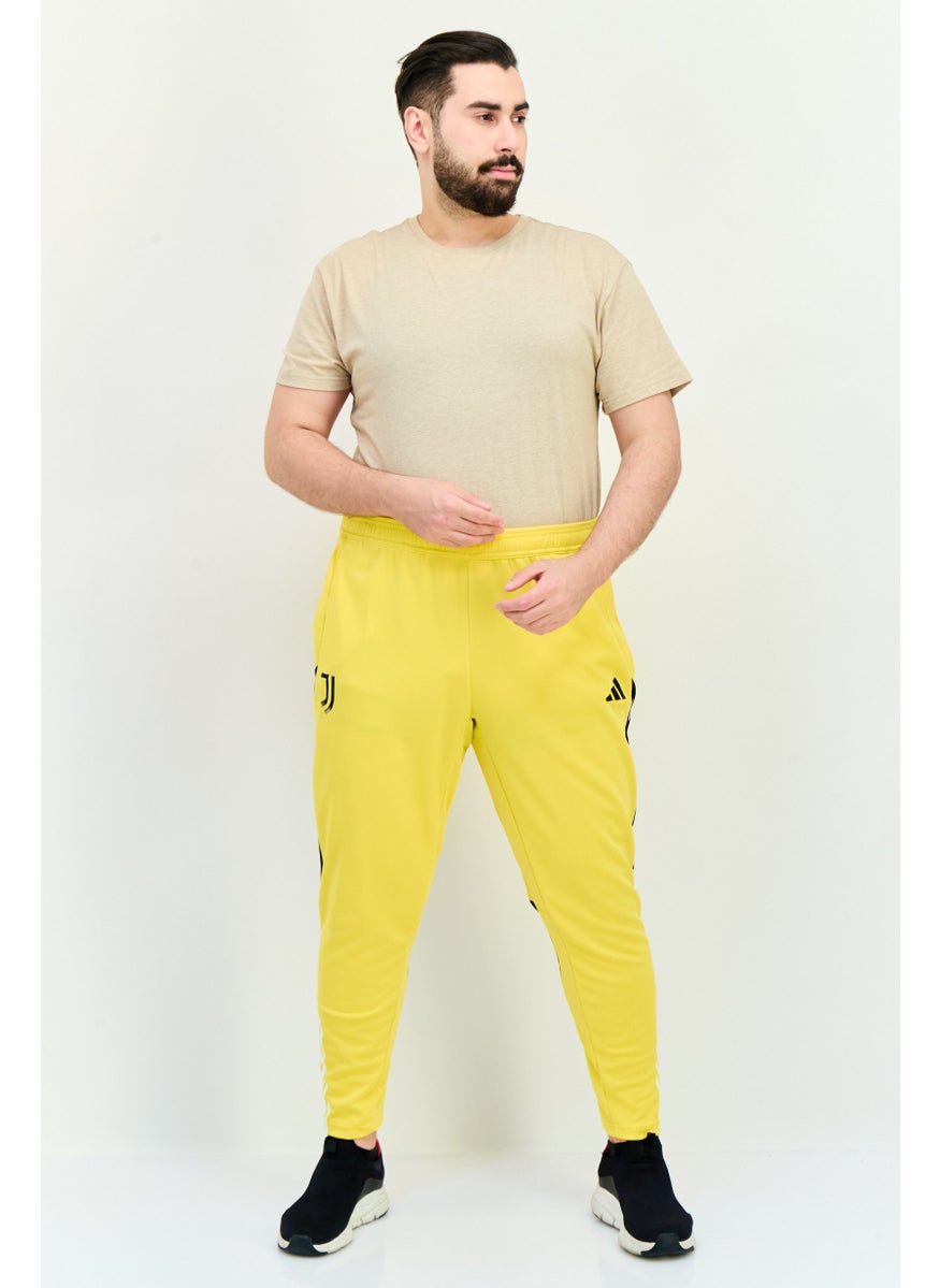 Adidas Men Sportswear Fit Juventus Brand Logo Training Training Pants, Yellow  - Image 2