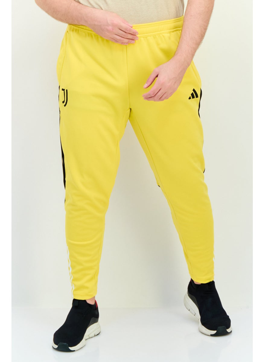 Adidas Men Sportswear Fit Juventus Brand Logo Training Training Pants, Yellow  - Image 1