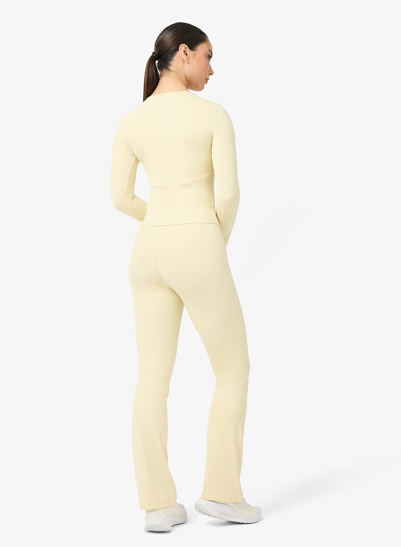 FRWD Soft Touch Seamless Layered Top & Flared Pant Set - Image 2